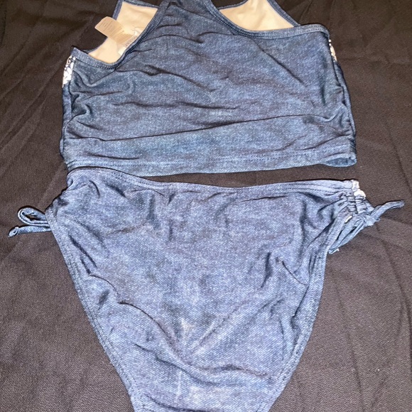 GUESS denim and lace look tankini - Picture 5 of 7